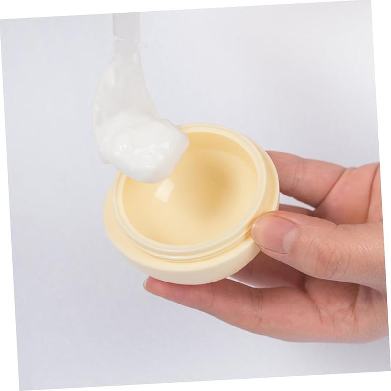 Healifty 5Pcs Plastic Travel Jars with Lids Leak Proof Cream Containers for Skincare - Image 2